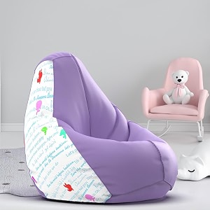 biggie bean bag 1xl bean bag chair with beans filled-perfect for living roombedroomstudy-sale designprinted - ppf girl-ppf girlppf-3-lvndr