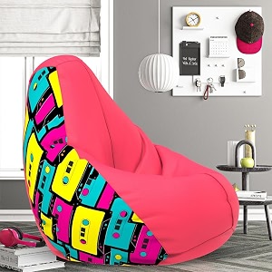 biggie bean bag 1xl bean bag chair with beans filled-perfect for living roombedroomstudy-sale designprinted - mttvv-mttvv - artwork-10