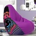 Biggie Bean Bag 1Xl Bean Bag Chair with Beans Filled-Perfect for Living Room,Bedroom,Study-Sale Design(Printed - MTTVV-MTTVV - Artwork-1)-Faux Leather