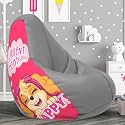 Biggie Bean Bag 1Xl Bean Bag Chair with Beans Filled-Perfect for Living Room,Bedroom,Study-Sale Design(Printed - PWA Ptrol -PWA Ptrol - Artwork-7)-Faux Leather