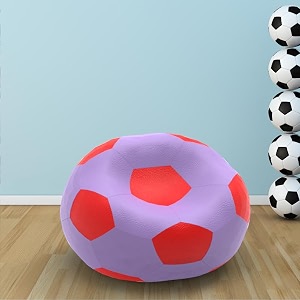 biggie bean bag 2xl bean bag chair with beans filled-perfect for living roombedroomstudy-sale designregular-lavender red-faux leather