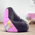 Biggie Bean Bag 2XL Bean Bag Chair with Beans Filled-Perfect for Living Room,Bedroom,Study-Sale Design(Printed - Luneyy Toons-Luneyy Toonslt-13-Indg)-Faux Leather