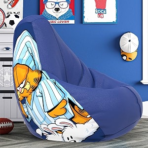 biggie bean bag 3xl bean bag chair with beans filled-perfect for living roombedroomstudy-sale designprinted - grafield -grafield_artwork-2b - blue