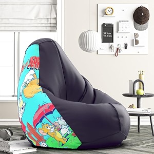 biggie bean bag 3xl bean bag chair with beans filled-perfect for living roombedroomstudy-sale designprinted - tomampjry-tomampjrytj-3-indg