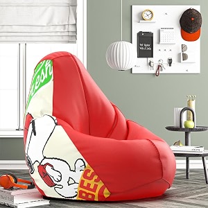 biggie bean bag 3xl bean bag chair with beans filled-perfect for living roombedroomstudy-sale designprinted - paenut -paenut - artwork-3