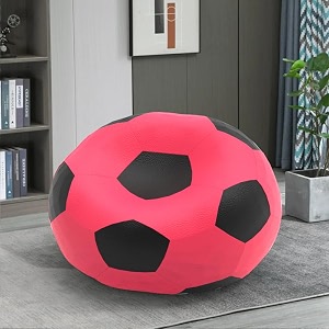 biggie bean bag 3xl bean bag chair with beans filled-perfect for living roombedroomstudy-sale designregular-pink black-faux leather