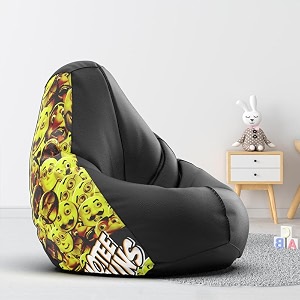 biggie bean bag 3xl bean bag chair with beans filled-perfect for living roombedroomstudy-sale designprinted - motutu patlutu -motutu patlutu - artwork-1