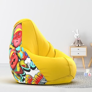biggie bean bag 3xl bean bag chair with beans filled-perfect for living roombedroomstudy-sale designprinted - motutu patlutu -motutu patlutu - artwork-2