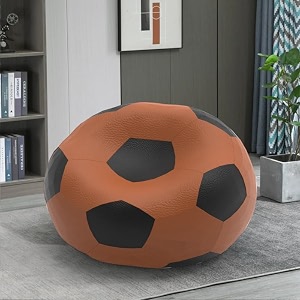 biggie bean bag 3xl bean bag chair with beans filled-perfect for living roombedroomstudy-sale designregular-tan-brown black-faux leather
