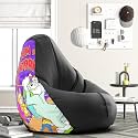 Biggie Bean Bag 3XL Bean Bag Chair with Beans Filled-Perfect for Living Room,Bedroom,Study-Sale Design(Printed - Tom&amp;jry-Tom&amp;jrytj-4-Indg)-Faux Leather
