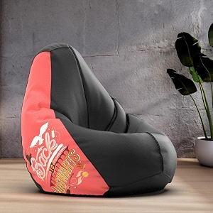 biggie bean bag 4xl bean bag chair with beans filled-perfect for living roombedroomstudy-sale designprinted - hrary poetter-hrary poetterhp-20-blk