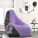 Biggie Bean Bag 4XL Bean Bag Chair with Beans Filled-Perfect for Living Room,Bedroom,Study-Sale Design(Printed - Wondr Woman-Wondr Womanww-1-Lvndr)-Faux Leather