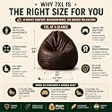 Biggie Bean Bag 7XL Bean Bag Chair