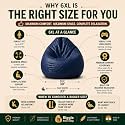 Biggie Bean Bag Chair with Beans Filled