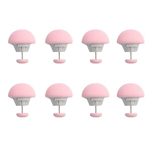 bed sheet clips duvet cover holding clips non-slip cover fixator comforter quilt holder with one-key unlock for blanket bed sheet curtain socks mattress pack of 8 pink