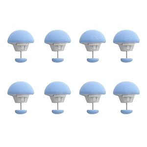 bed sheet clips duvet cover holding clips non-slip cover fixator comforter quilt holder with one-key unlock for blanket bed sheet curtain socks mattress 8 blue