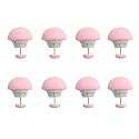 Bed Sheet Clips Duvet Cover Holding Clips Non-Slip Cover Fixator Comforter Quilt Holder with One-Key Unlock for Blanket Bed Sheet Curtain Socks Mattress (Pack of 8, Pink)