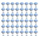 Bed Sheet Clips Duvet Cover Holding Clips Non-Slip Cover Fixator Comforter Quilt Holder with One-Key Unlock for Blanket Bed Sheet Curtain Socks Mattress (48, Blue)