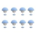 Bed Sheet Clips Duvet Cover Holding Clips Non-Slip Cover Fixator Comforter Quilt Holder with One-Key Unlock for Blanket Bed Sheet Curtain Socks Mattress (8, Blue)