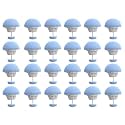 Bed Sheet Clips Duvet Cover Holding Clips Non-Slip Cover Fixator Comforter Quilt Holder with One-Key Unlock for Blanket Bed Sheet Curtain Socks Mattress (24, Blue)