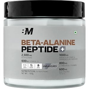 bigmuscles nutrition beta-alanine  peptides 150g unflavoured  beta alanine powder with superior grade magnesium electrolytes tyrosine amp vitamin d3