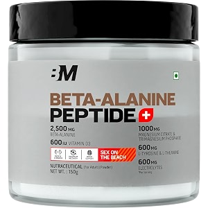 bigmuscles nutrition beta-alanine  peptides 150g sex on the beach  beta alanine powder with superior grade magnesium electrolytes tyrosine amp vitamin d3