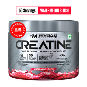 bigmuscles nutrition creatine monohydrate 50 servings  supports lean muscle building  recovery creatine