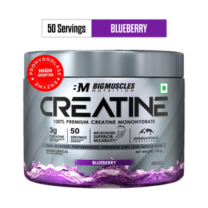 bigmuscles nutrition creatine monohydrate 50 servings  supports lean muscle building  recovery creatine