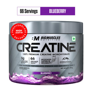 bigmuscles nutrition creatine monohydrate 66 servings  supports lean muscle building  recovery  creatine