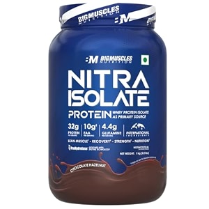 bigmuscles nutrition nitra isolate 1kg chocolate hazelnut