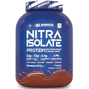bigmuscles nutrition nitra isolate 2kg chocolate hazelnut