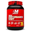 Bigmuscles Nutrition Performance Whey Protein [1Kg, Mango Magic] | 24g Isolate Whey Protein Blend | 6.7g BCAAs, L-Glutamine, L-Arginine, Taurine, L-Leucine | Kosher Certified, HACCP Project Verified, CGMP Certified, FFSC 2200