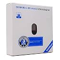 BigPlayer 500Mbps Mini Wireless Network USB WiFi Dongle with WPS Support Compact Internet Interface Device for PC Laptop Black