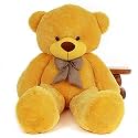 Bigstep 3 Feet Yellow Soft Toy Teddy Bear Skin Friendly Ultra Soft Teddy Bear for Girls, Soft Toys for Kids, Birthday Gift for Girls, Wife, Girlfriend (3 feet, Yellow)