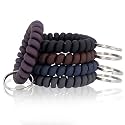 BIHRTC Wrist Key Chain Spring Flexible Spiral Wrist Coil Sauna Keychain