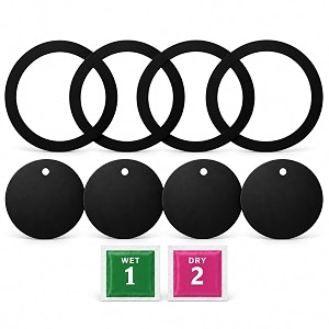bijasani self-adhesive non-magnetic metal ringsplates use for phone holder