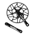 Bike 50-58T 9-11 Speed Crankset 170mm Crankarms 130BCD Chainring Black 58T