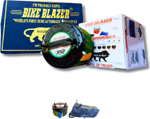 BIKE BLAZER Waterproof Two Wheeler Cover for