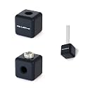 Bike Cable End Caps, Alloy Cable Crimps for Road & Mountain Bicycles - Includes Square Wire Tail Caps, Machine Meter Screws & Hexagonal Spanner | Durable & Secure Brake/Shift Cable End Tips