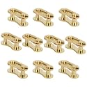 PSLER Single Speed Bike Chain Master Link Missing Connectors 10PK Gold