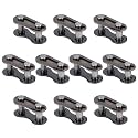 PSLER Single Speed Bike Chain Master Link Missing Connectors 10PK Black