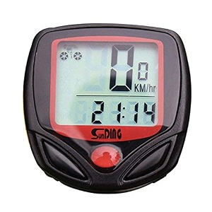 bike computer large lcd digital display with backlight waterproof bicycle bike speedometer sensitive data statistics recording cycling odometer multi function