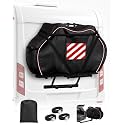 Bike Cover for 2 Bikes on Rear Rack，600D Heavy Duty Waterproof Bike Rack Cover,Bicycle Transport Cover for 3 Bikes with Reflective Strips &amp; Straps For Hitch Racks,Fits Car, SUV, RV