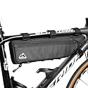Bike Frame Bag, 2.3L Dual-Side Zipper Storage Bike Triangle Bag, 1680D Weather-resistant Fabric with Multi-compartment Pockets, No Leg Rubbing for Road Bike, MTB, E-Bike, Gravel Bike