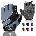 Bike Gloves Cycling Gloves Biking Gloves Bicycle Gloves for Men Women with Anti-Slip Shock-Absorbing Pad,Light Weight Half Finger Gloves for Cycling Workout Training Outdoor