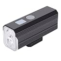 Bike Lights, Mountain Bike Front Headlight Rechargeable USB Type C Power Bank 400lm Brightness for Cycling Hiking