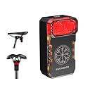 Bike Radar Tail Light w/Smart Brake, 140M Radar, APP/Garmin/Wahoo