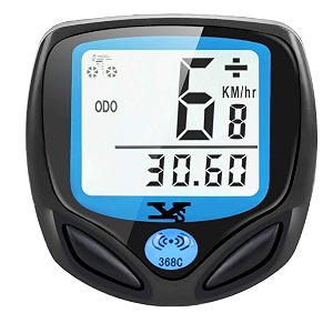 bike speedometer wireless waterproof bike computer and bicycle odometer multi-function lcd backlight display