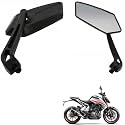 Bike Universal Motorcycle Rear View Side Mirrors Suitable for Bajaj Pulsar Ns 200