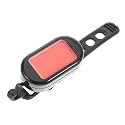 Mini Cycling Tail Light USB Rechargeable 3.6v ABS Black